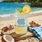 Set of 2 North Carolina Tar Heels 16oz XD Ring Can Glasses