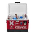 26qt Nebraska Cornhuskers Medley Steel Cooler