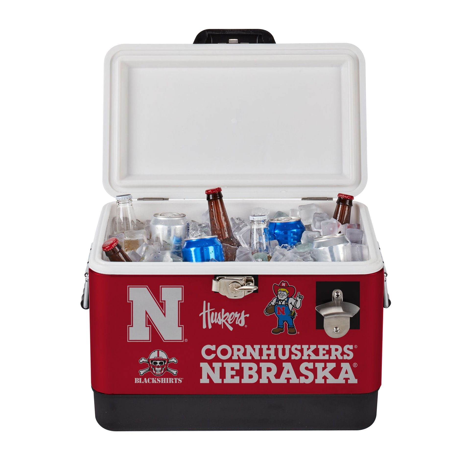 26qt Nebraska Cornhuskers Medley Steel Cooler