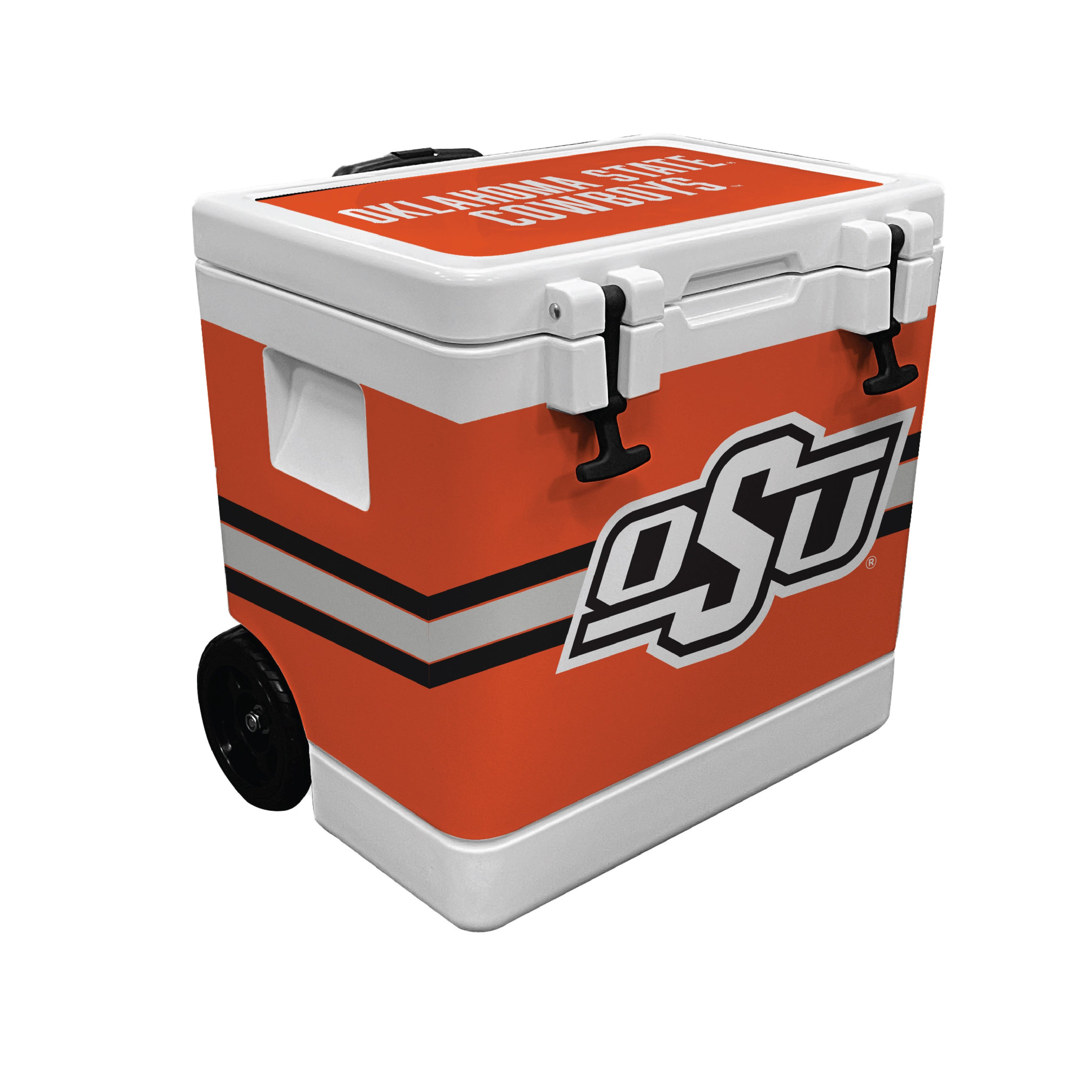 37QT Oklahoma State Cowboys Rotomolded Wheeled Cooler