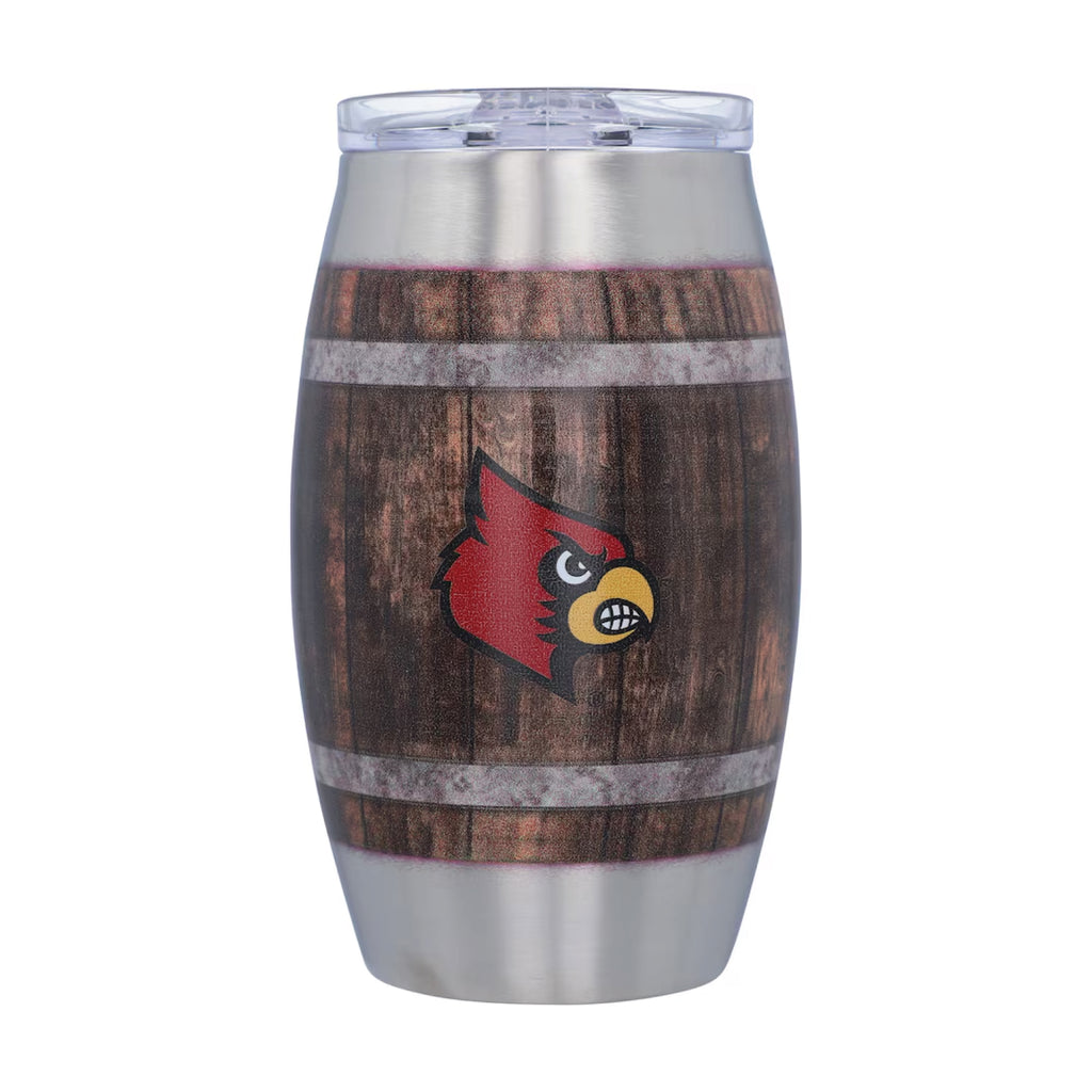 15oz Louisville Cardinals Barrel Tumbler