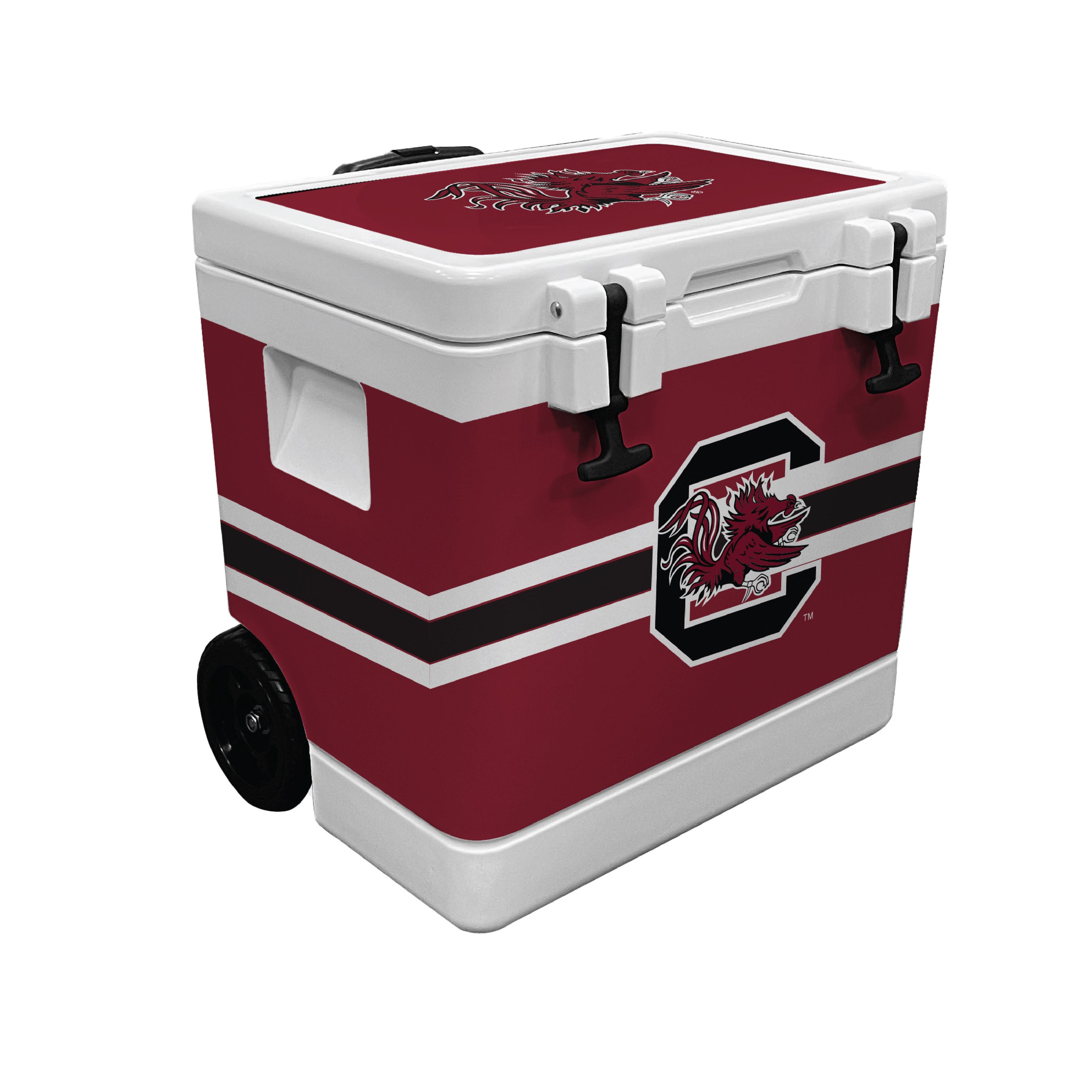 37QT South Carolina Gamecocks Rotomolded Wheeled Cooler