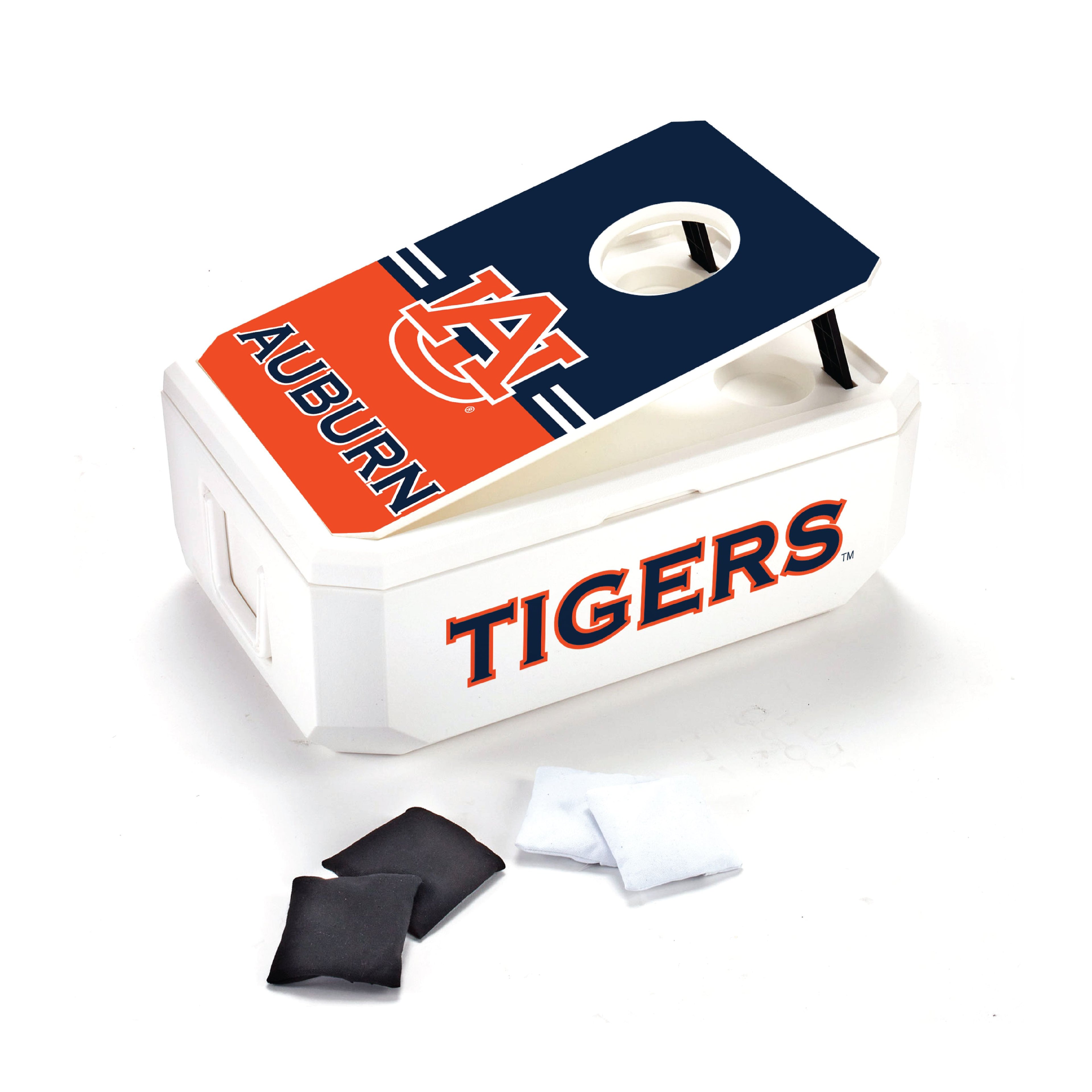 37qt Auburn Tigers Cornhole Cooler