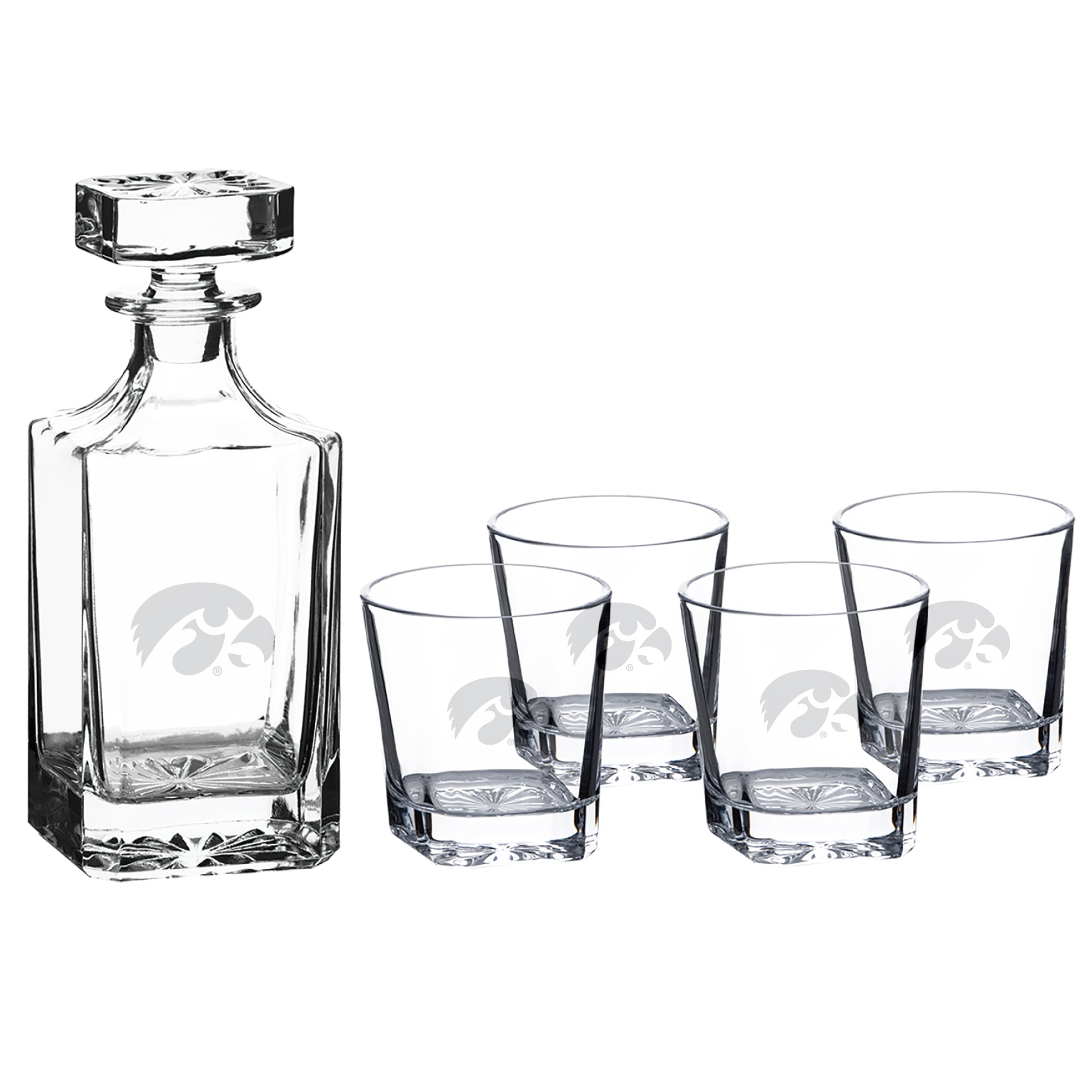 Iowa Hawkeyes 5-piece Decanter Set