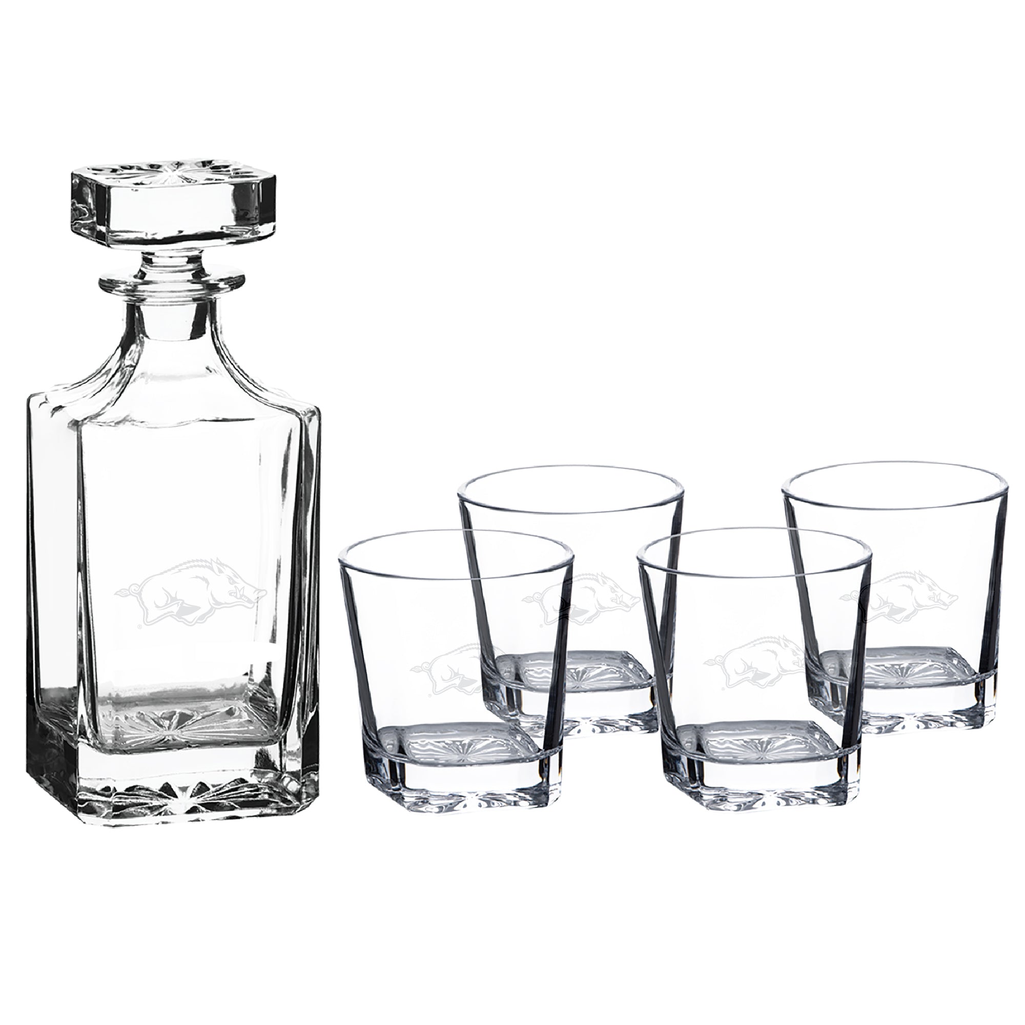 Arkansas Razorbacks 5-piece Decanter Set