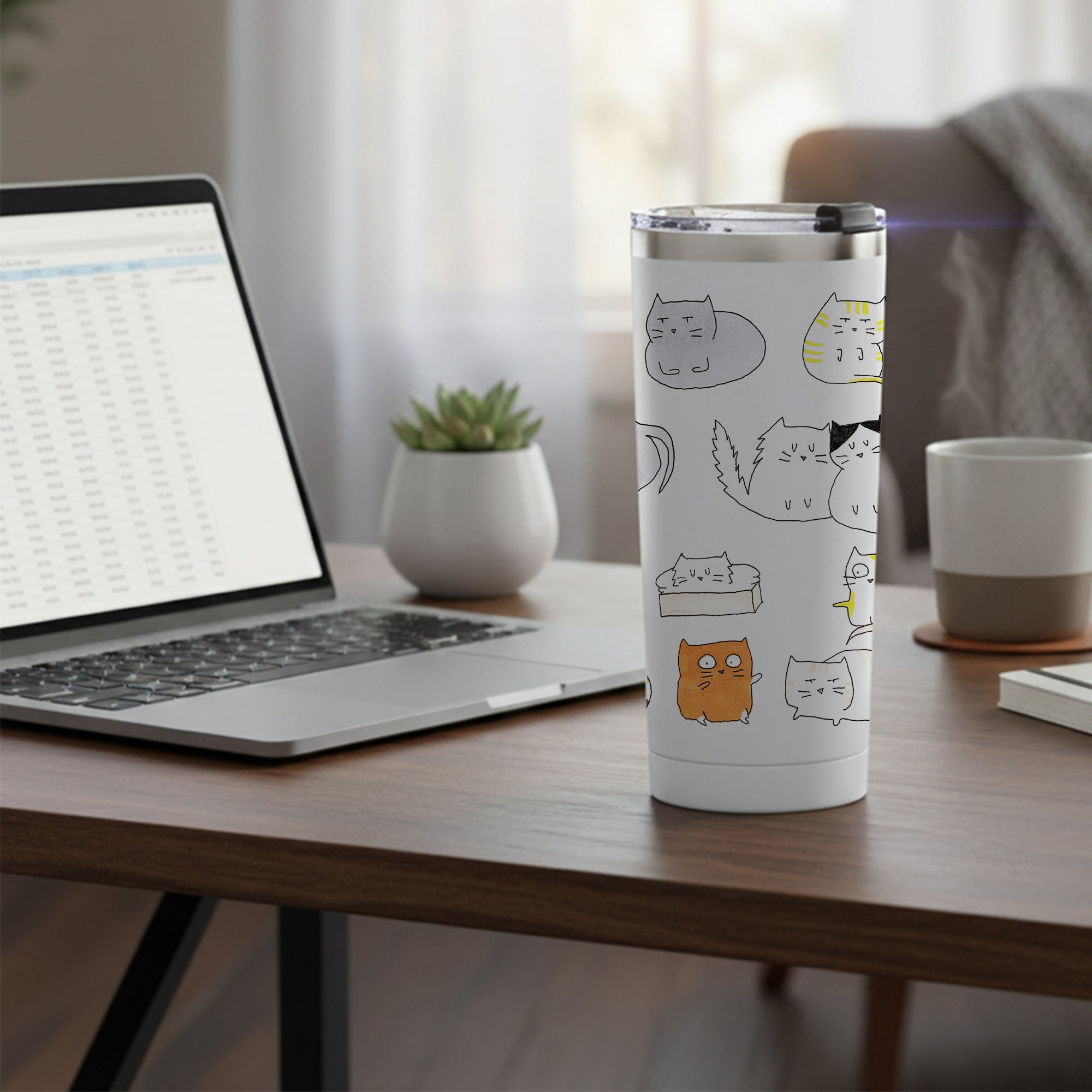 Moodi Cat 24oz Tumbler