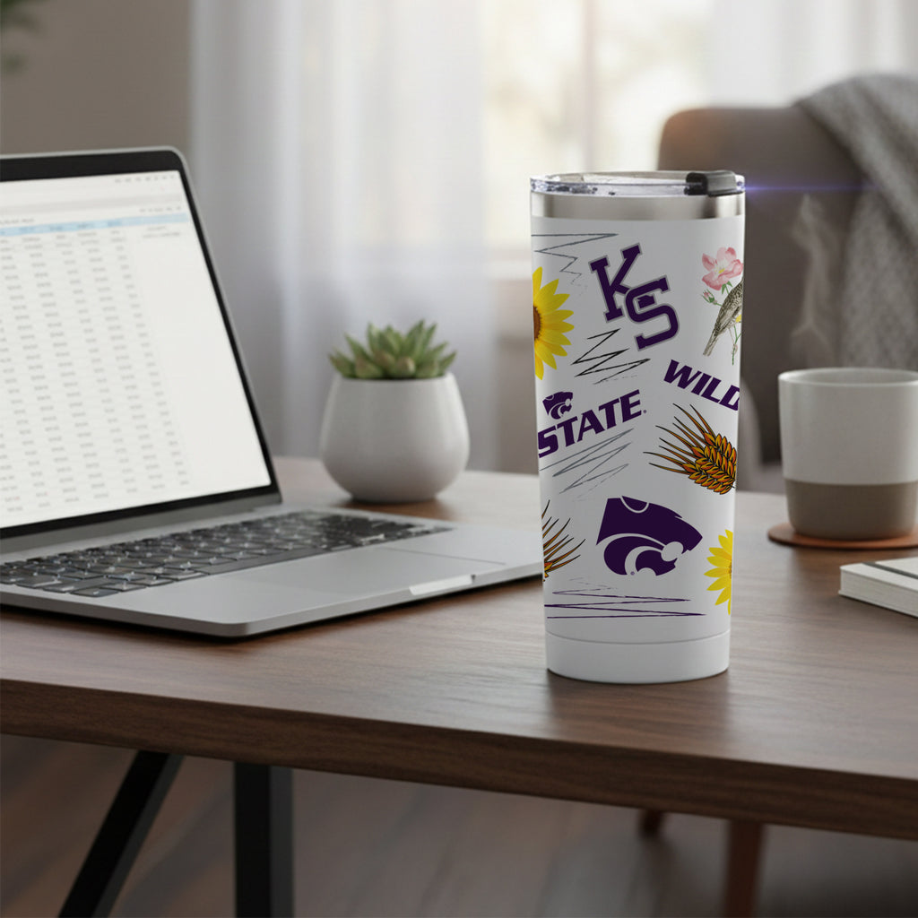 K-State Wildcats 24oz Local Stainless Steel Tumbler