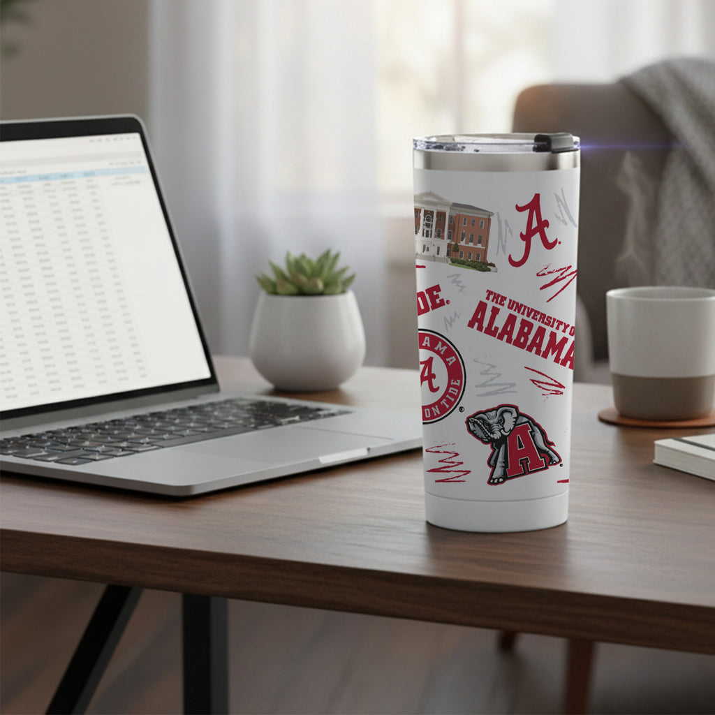 Alabama Crimson Tide 24oz Local Stainless Steel Tumbler