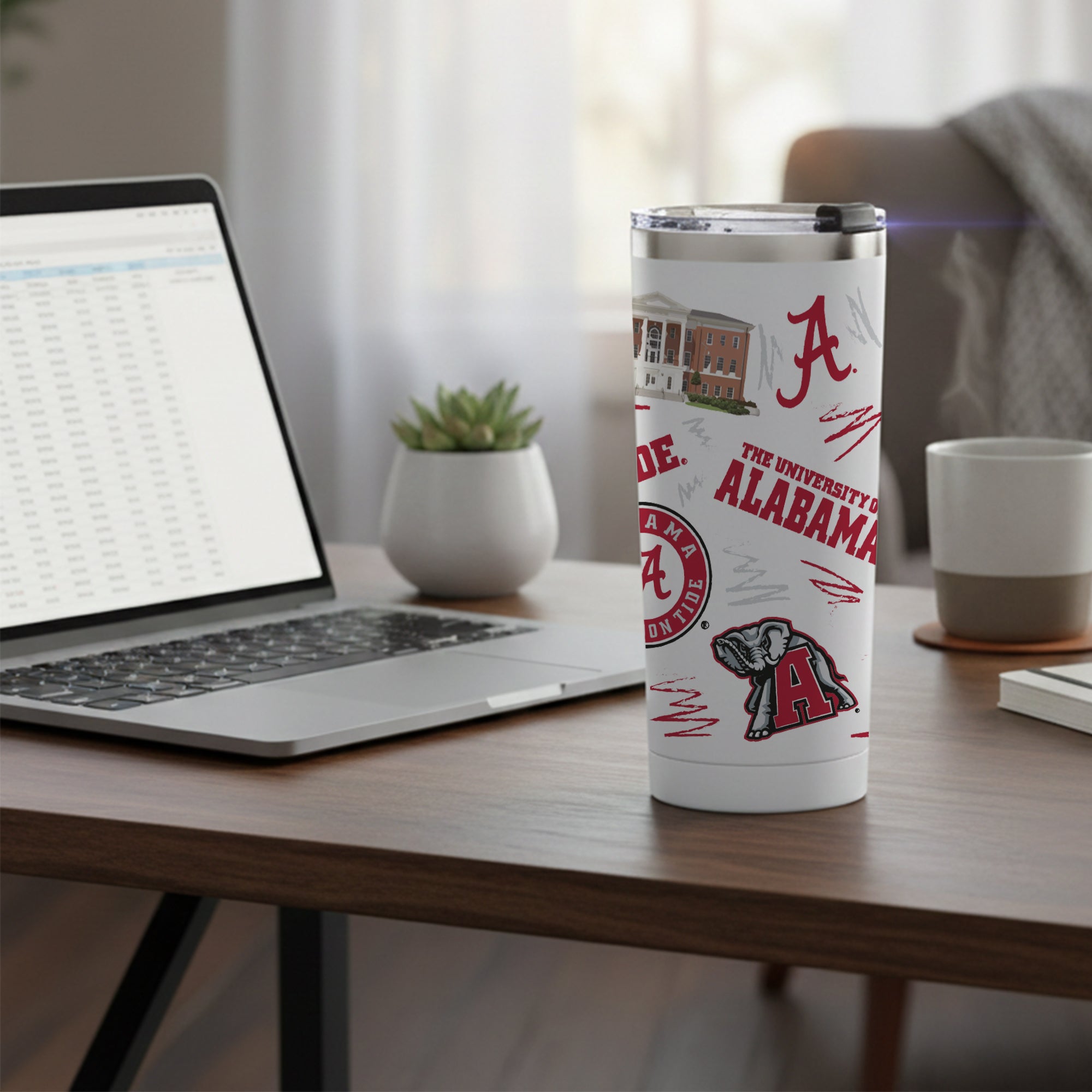 Alabama Crimson Tide 24oz Local Stainless Steel Tumbler