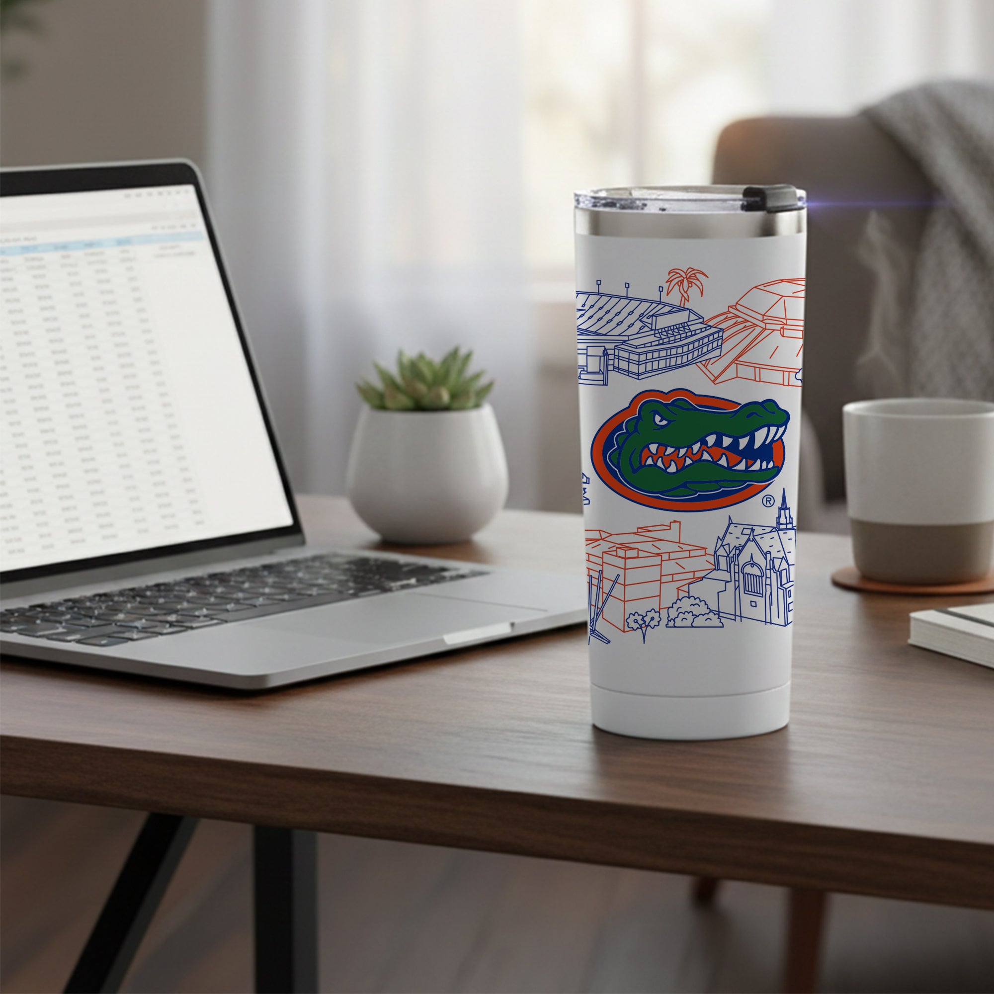Florida Gators 24oz Campus Line Art Tumbler