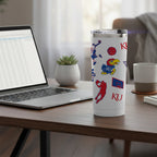 24oz Kansas Jayhawks Basketball Sketch Tumbler