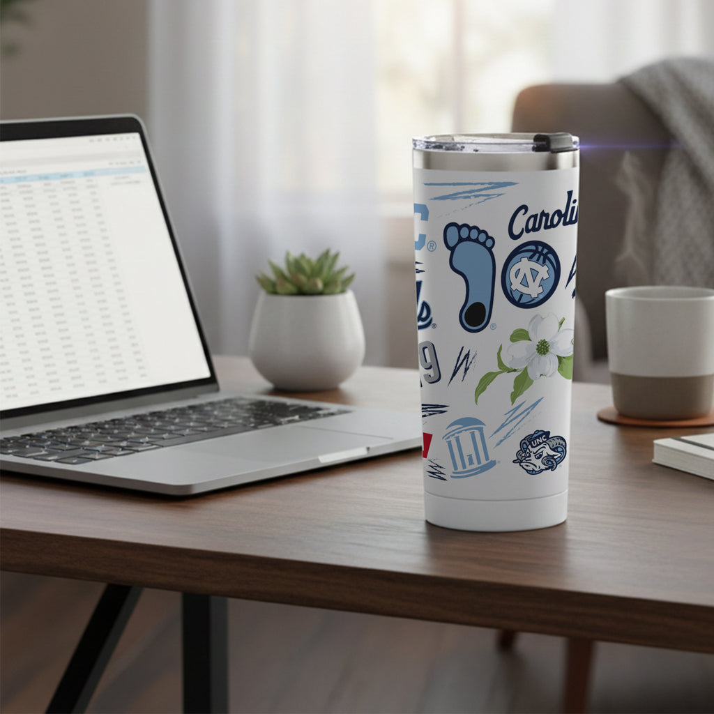 North Carolina Tar Heels 24oz Local Stainless Steel Tumbler