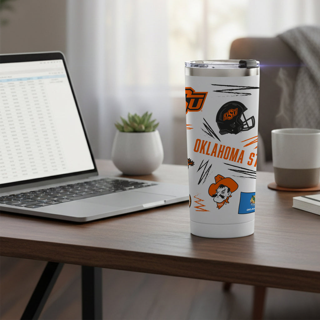 Oklahoma State Cowboys 24oz Local Stainless Steel Tumbler