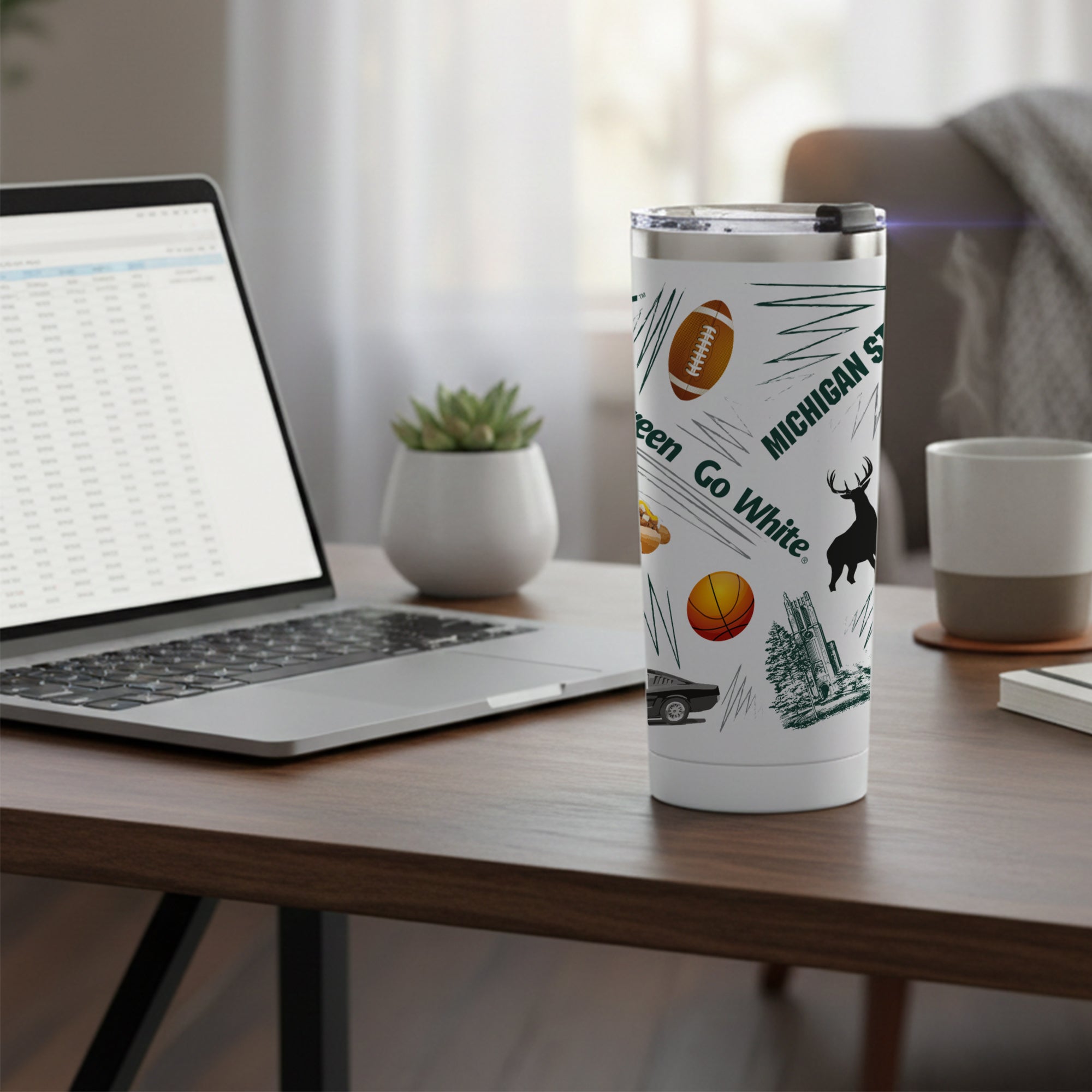Michigan State Spartans 24oz Local Stainless Steel Tumbler