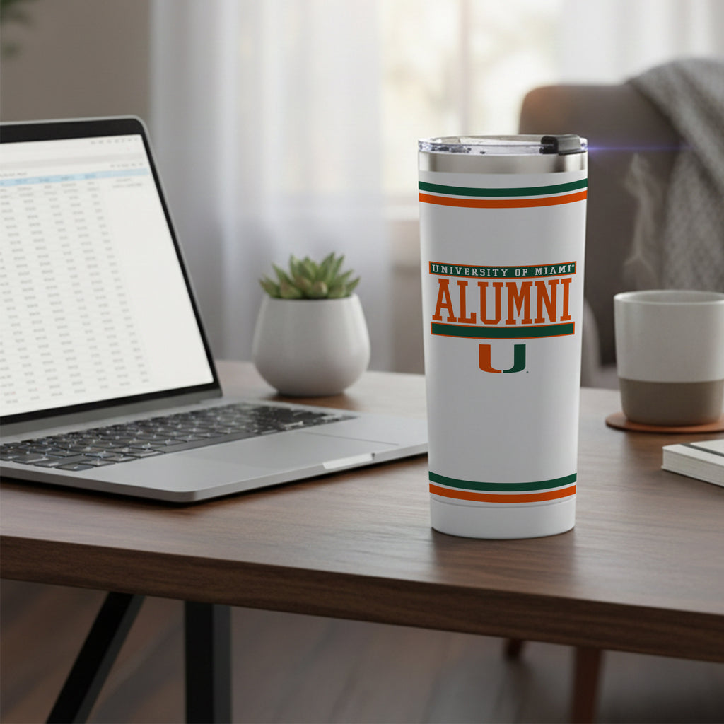 24oz Miami Hurricanes Alumni Tumbler