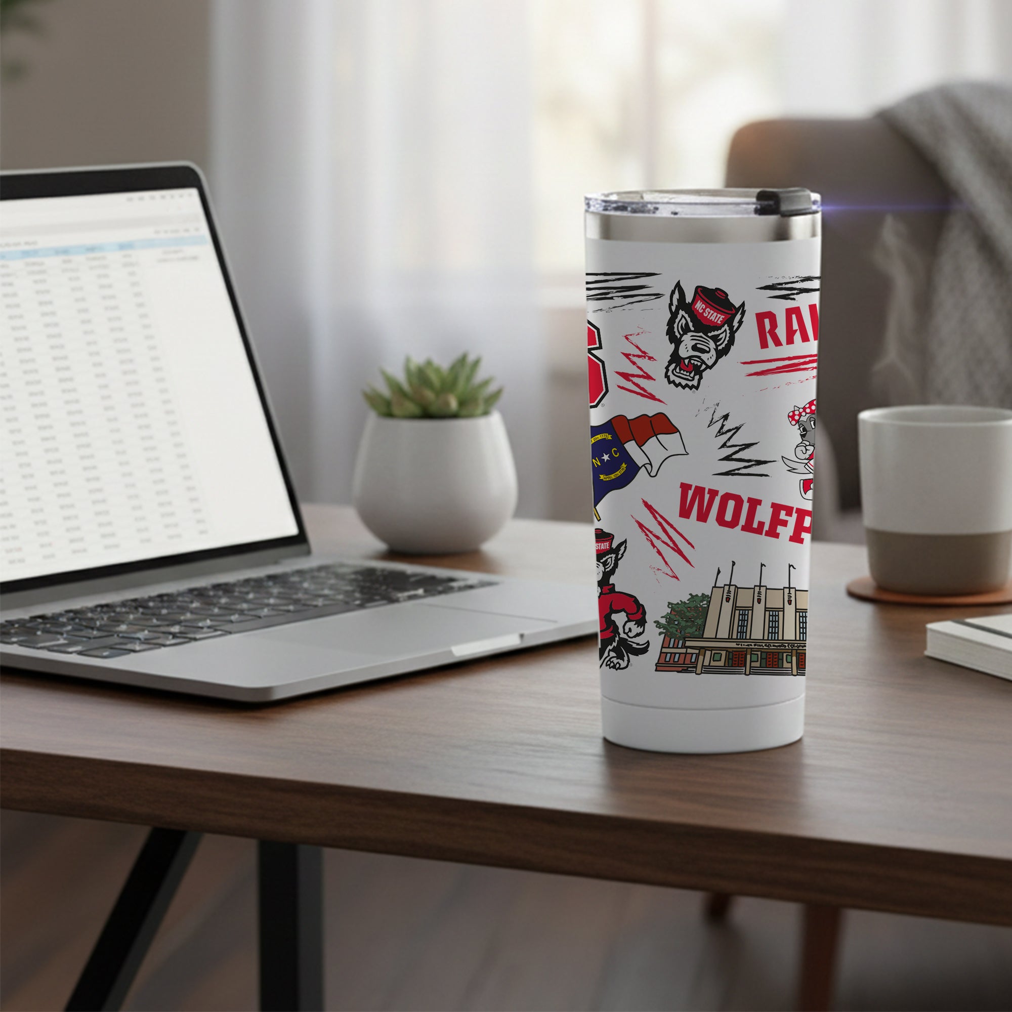 NC State Wolfpack 24oz Local Stainless Steel Tumbler