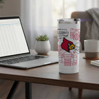 Louisville Cardinals 24oz Campus Line Art Tumbler