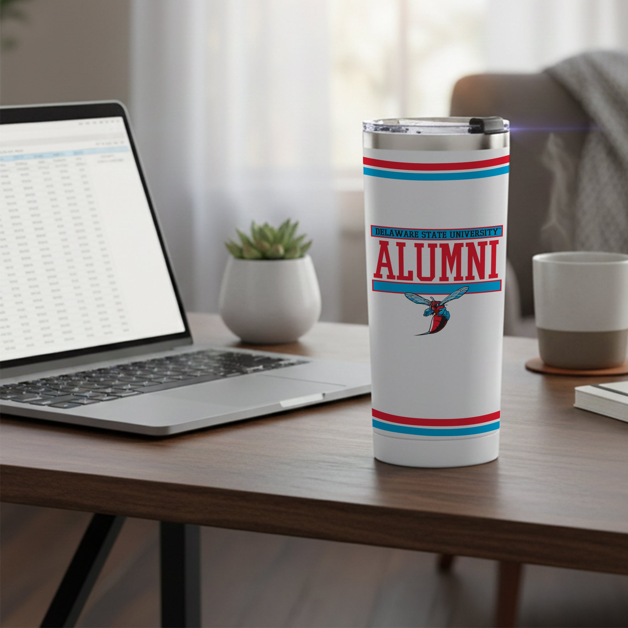 24oz Delaware State Hornets Alumni Tumbler