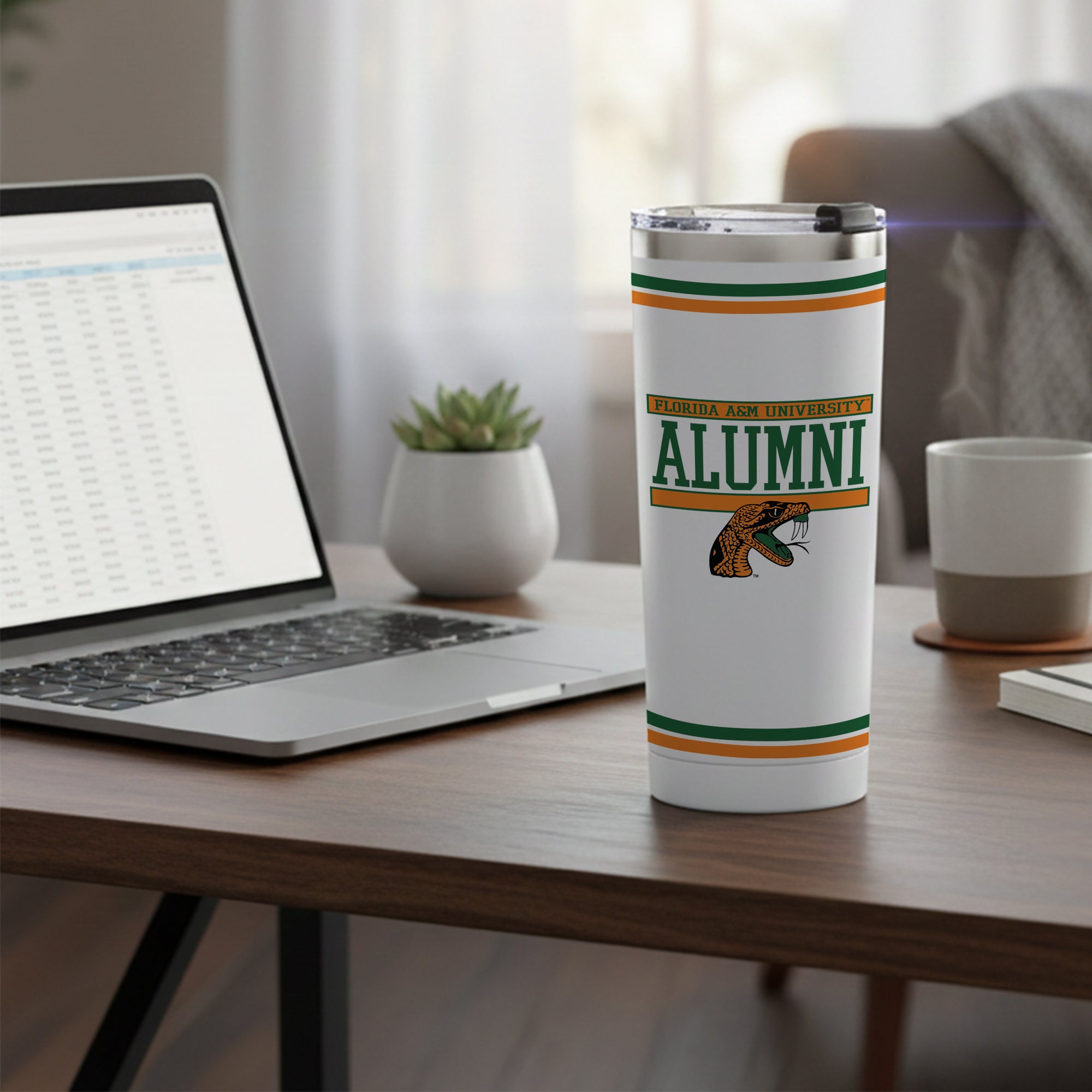 24oz Florida A&M Rattlers Alumni Tumbler