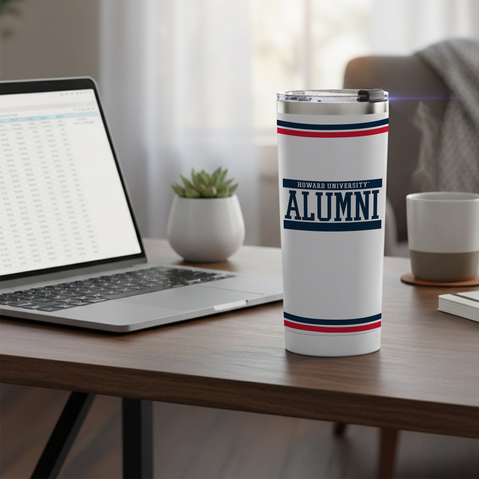 24oz Howard Bisons Alumni Tumbler