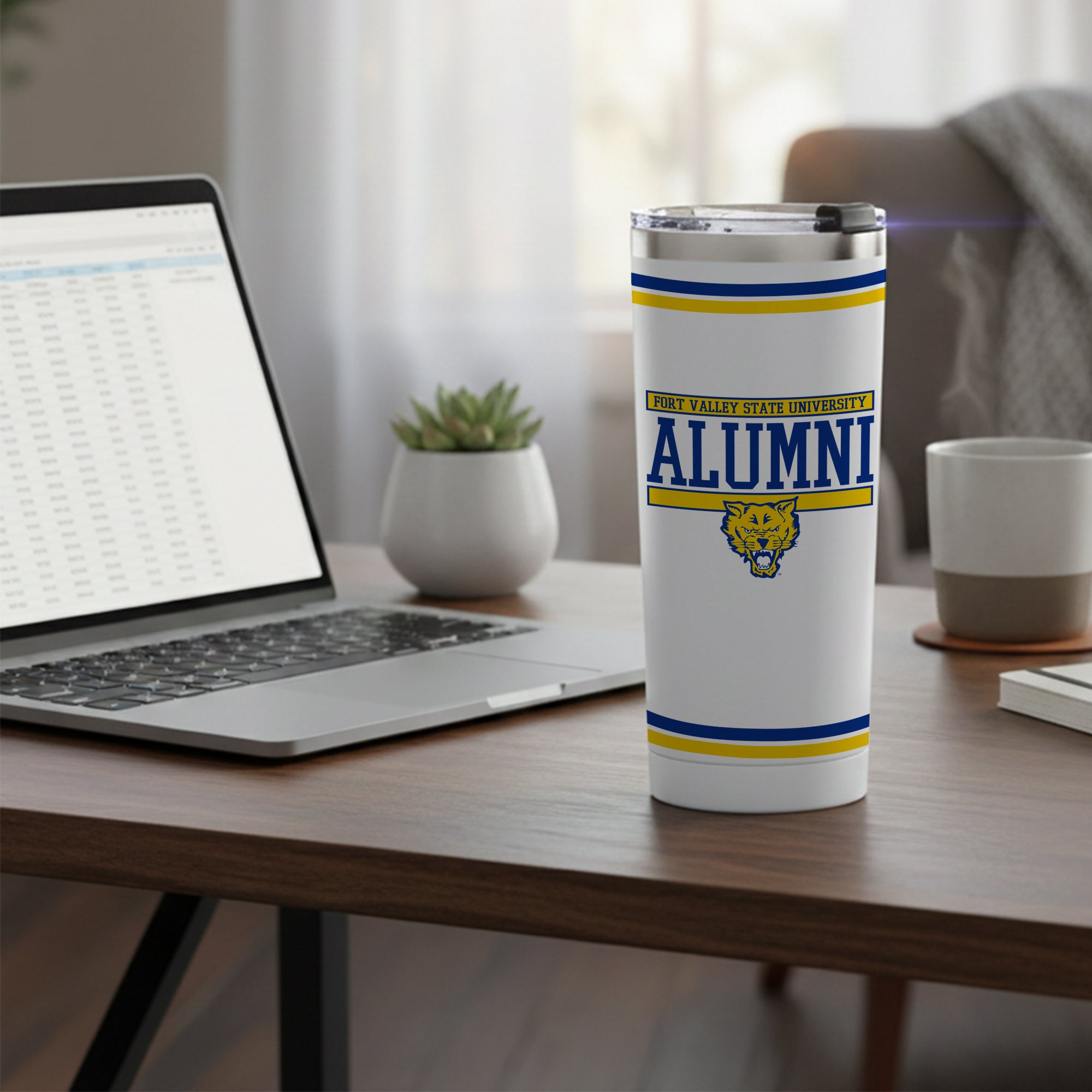 24oz Fort Valley State Wildcats Alumni Tumbler