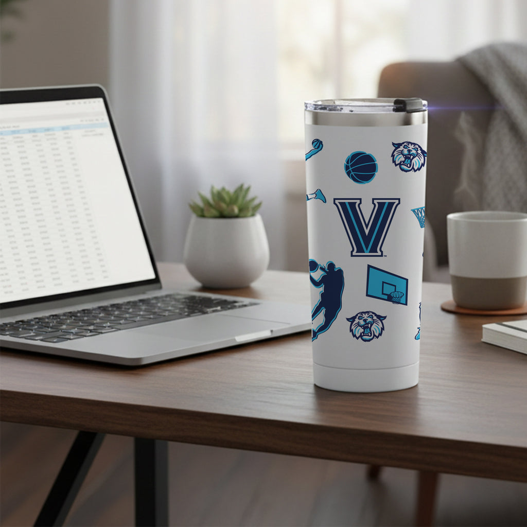 24oz Villanova Wildcats Basketball Sketch Tumbler