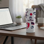 24oz UConn Huskies Basketball Sketch Tumbler