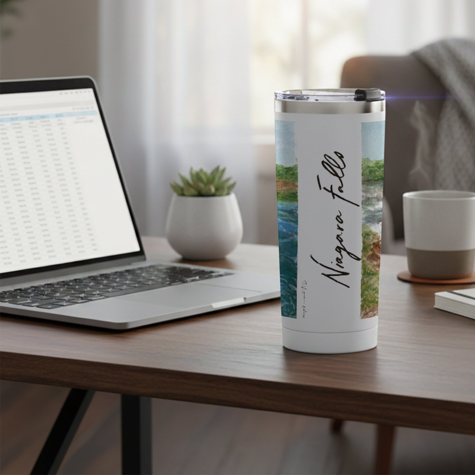 Niagara Falls National Park 24oz Stainless Steel Tumbler by Laura Wilcox