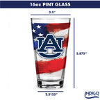 Set of 2 Auburn Tigers 16oz Americana Pints