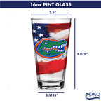 Set of 2 Florida Gators 16oz Americana Pints