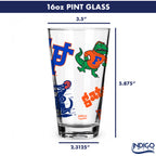 16oz Florida Gators College Vault Medley Pint 2 Pack