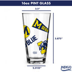 16oz Michigan Wolverines College Vault Medley Pint 2 Pack
