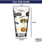 Set of 2 Missouri Tigers Local 16oz Pints