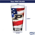 Set of 2 Purdue Boilermakers 16oz Americana Pints