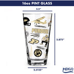 Set of 2 Purdue Boilermakers Local 16oz Pints