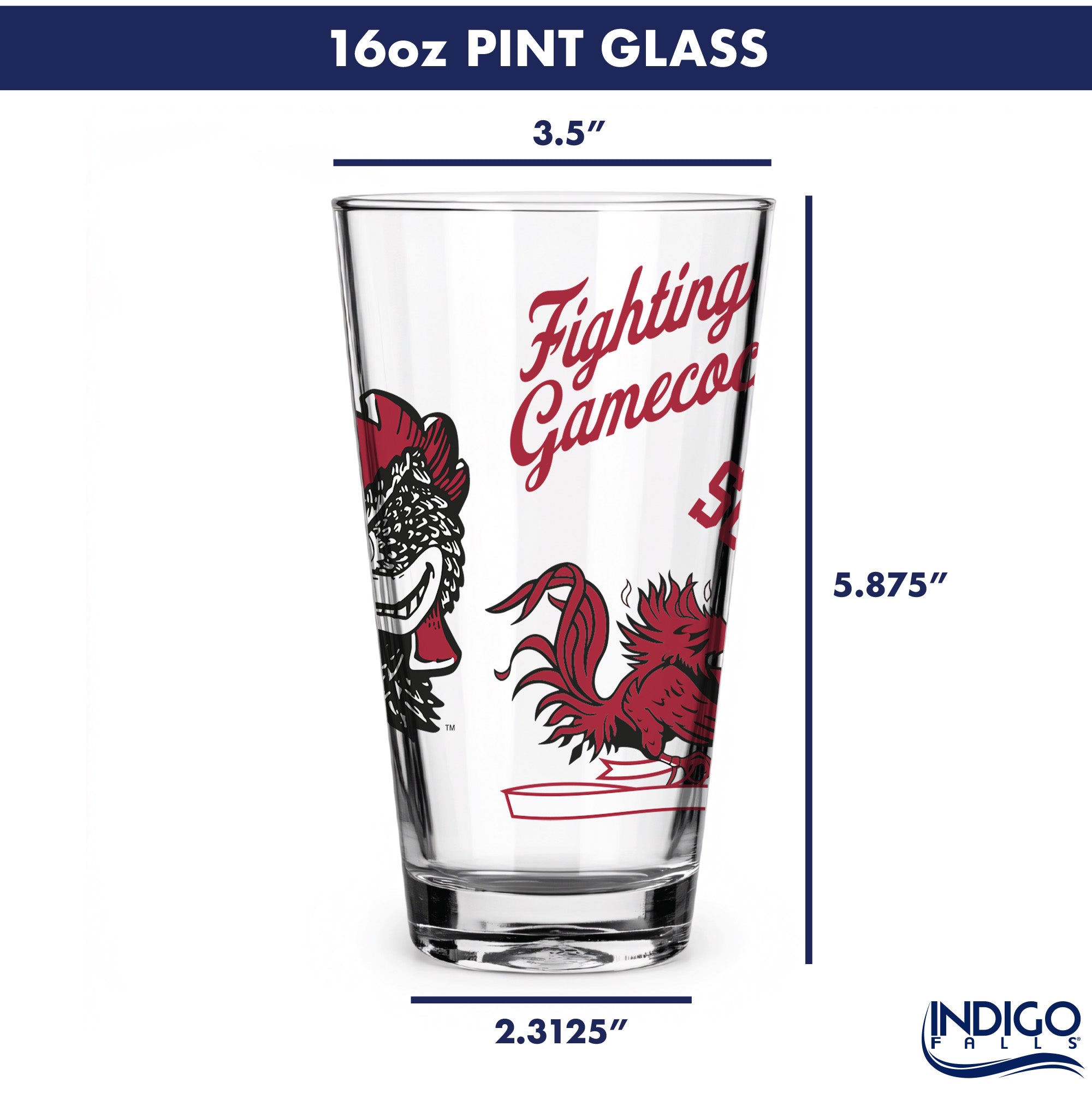 16oz South Carolina Gamecocks College Vault Medley Pint 2 Pack