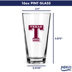Set of 2 Texas A&M Aggies College Vault Sketch 16oz Pints