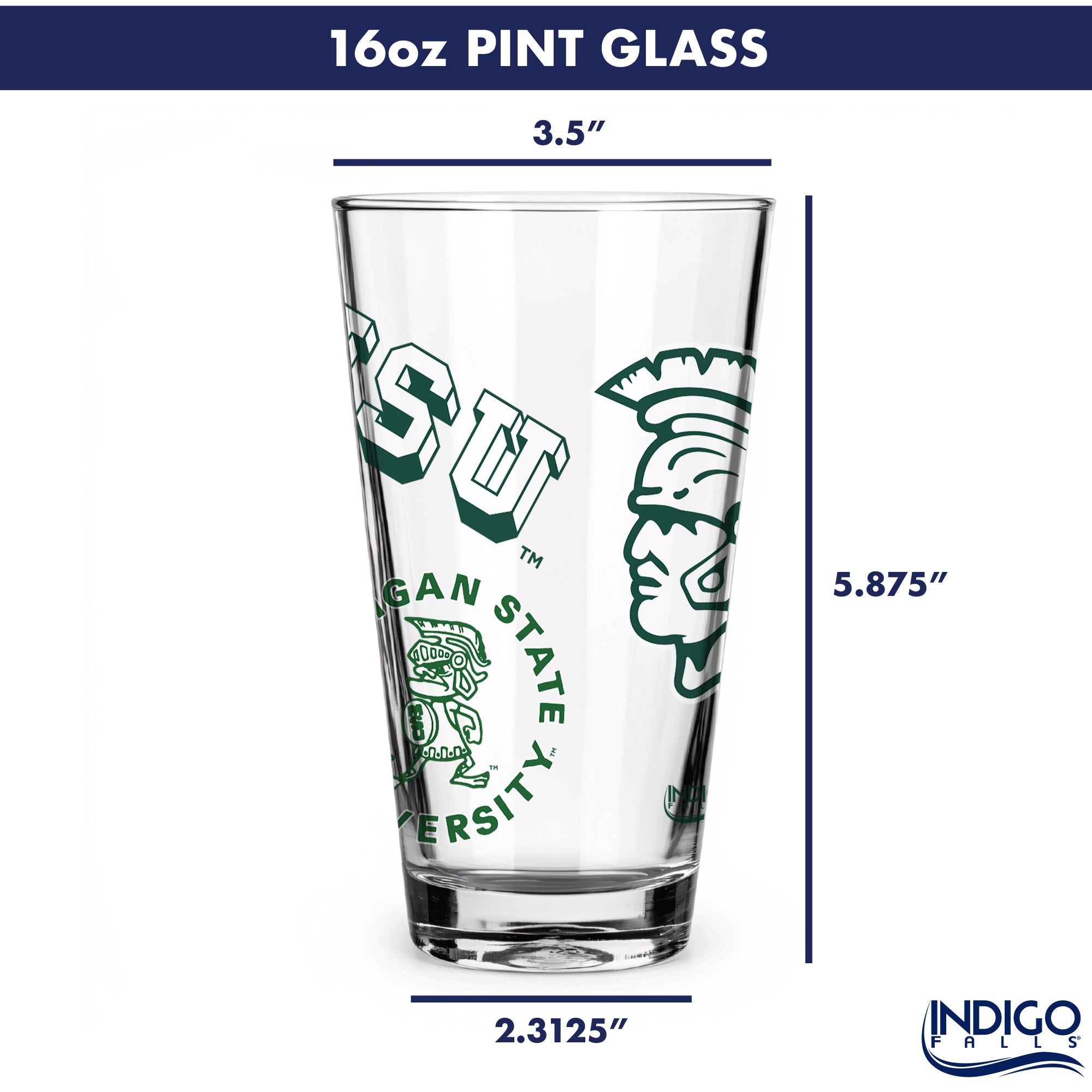 Michigan State Spartans College Vault Medley Pint 2 Pack