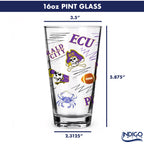 Set of 2 East Carolina Pirates Local 16oz Pints