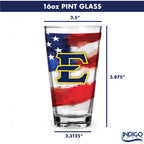 Set of 2 East Tennessee Buccaneers 16oz Americana Pints