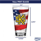 Set of 2 Kennesaw State Owls 16oz Americana Pints