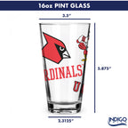 16oz Louisville Cardinals College Vault Medley Pint 2 Pack
