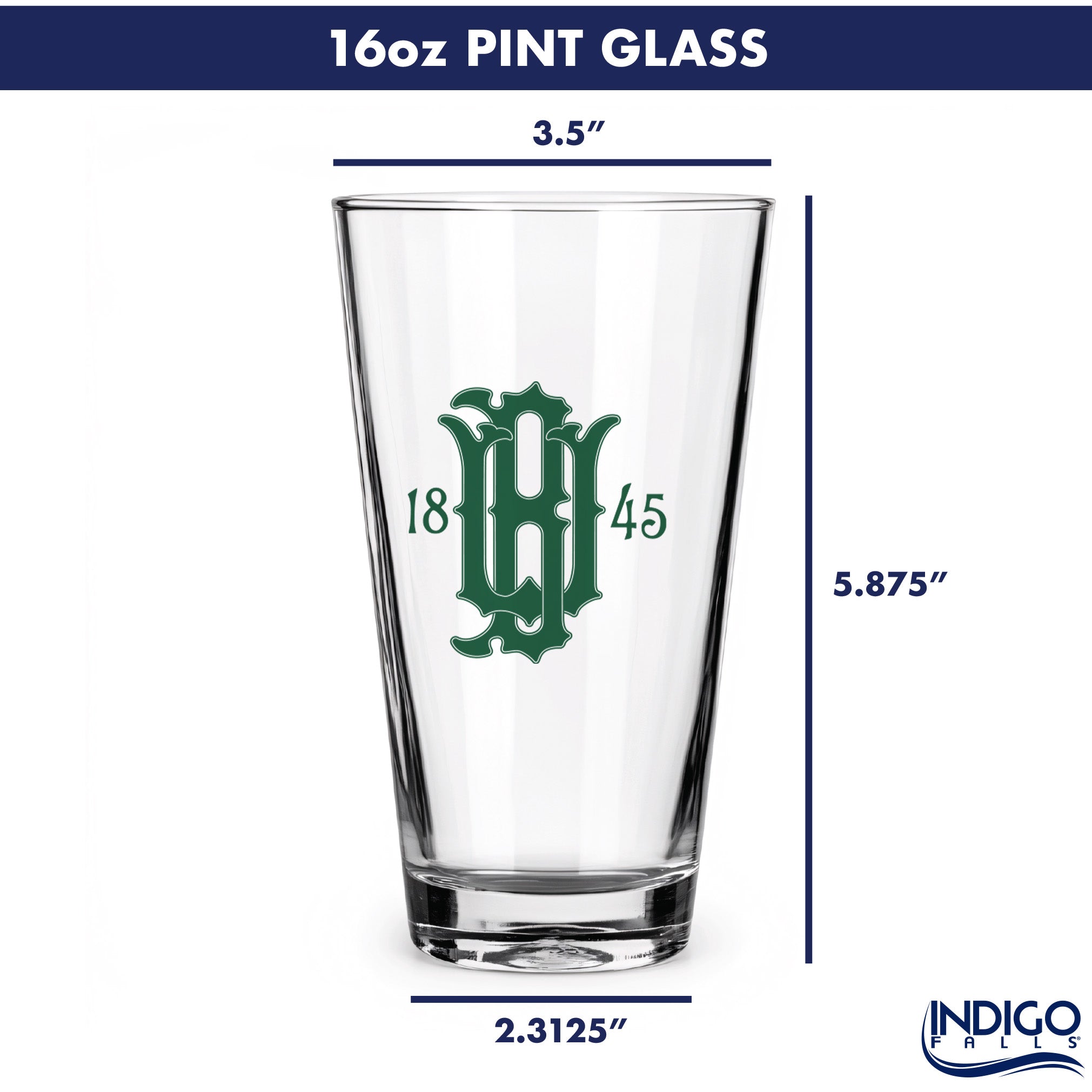 Set of 2 Baylor Bears College Vault Sketch 16oz Pints