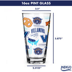 Set of 2 Villanova Wildcats Local 16oz Pints