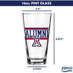 Set of 2 Arizona Wildcats 16oz XD Alumni Pints