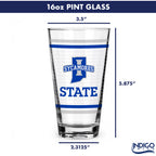Set of 2 Indiana State Sycamores 16oz Ring Pints