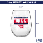 Set of 2 Dayton Flyers Alumni 15oz Stemless