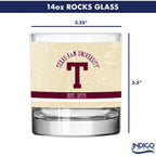 Texas A&M Aggies Set of 2 College Vault Tan Retro 14oz Rocks Glasses