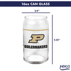 Set of 2 Purdue Boilermakers 16oz XD Ring Can Glasses