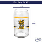 Set of 2 Kennesaw State Owls 16oz XD Ring Can Glasses